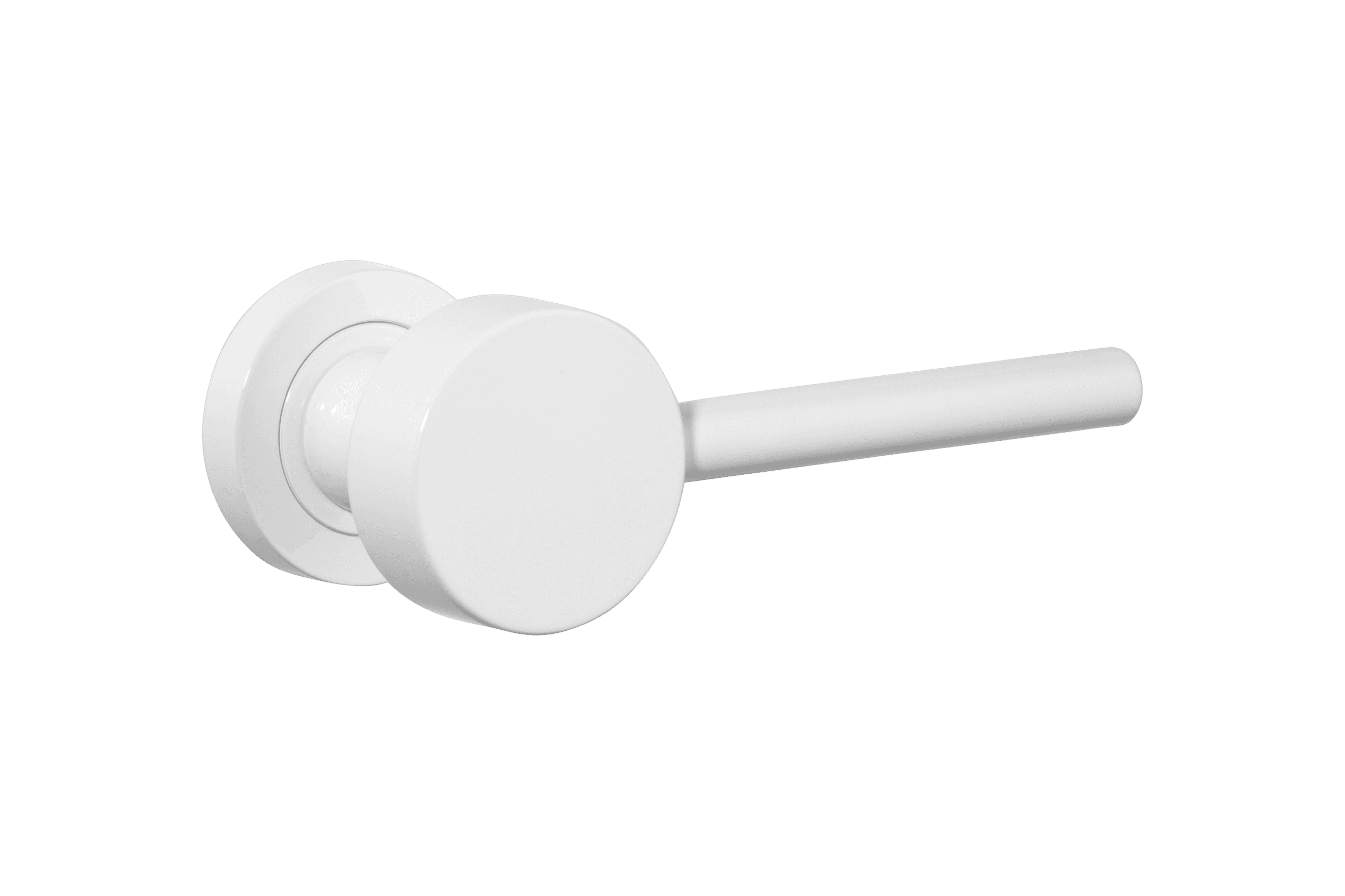 Geppetto Door Lever - Round Rose