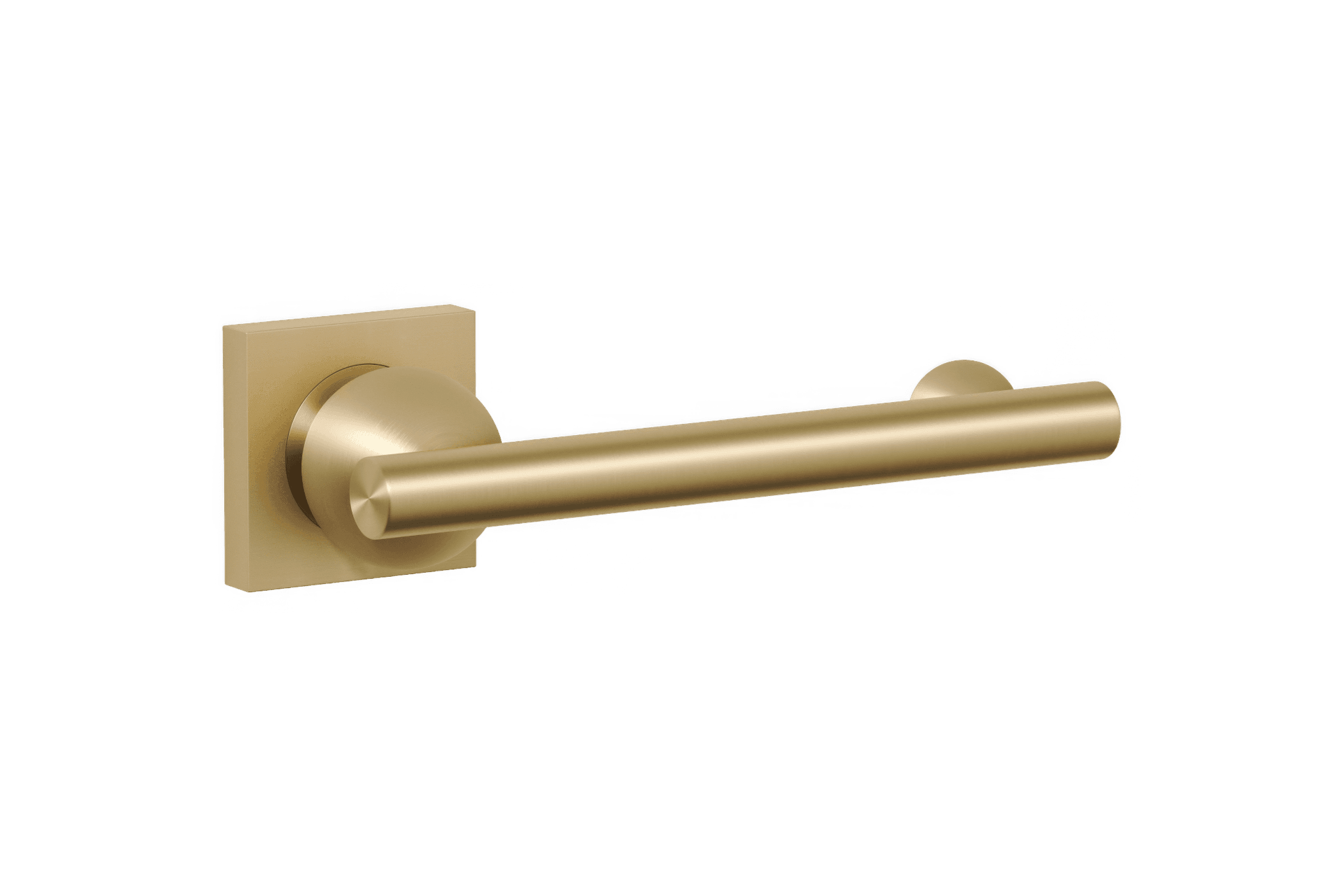 Futurismo Return Door Lever on Rose Square