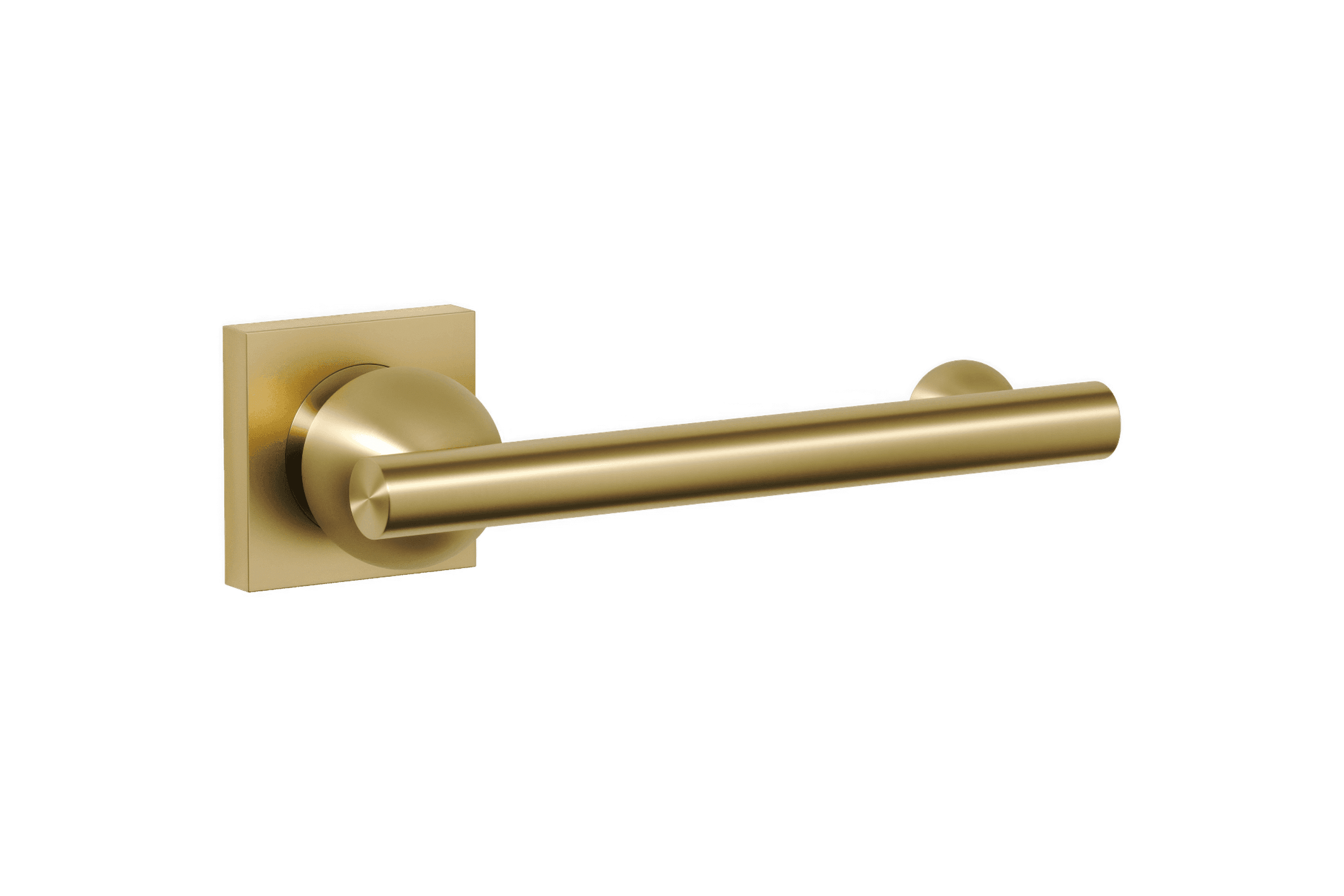 Futurismo Return Door Lever on Rose Square