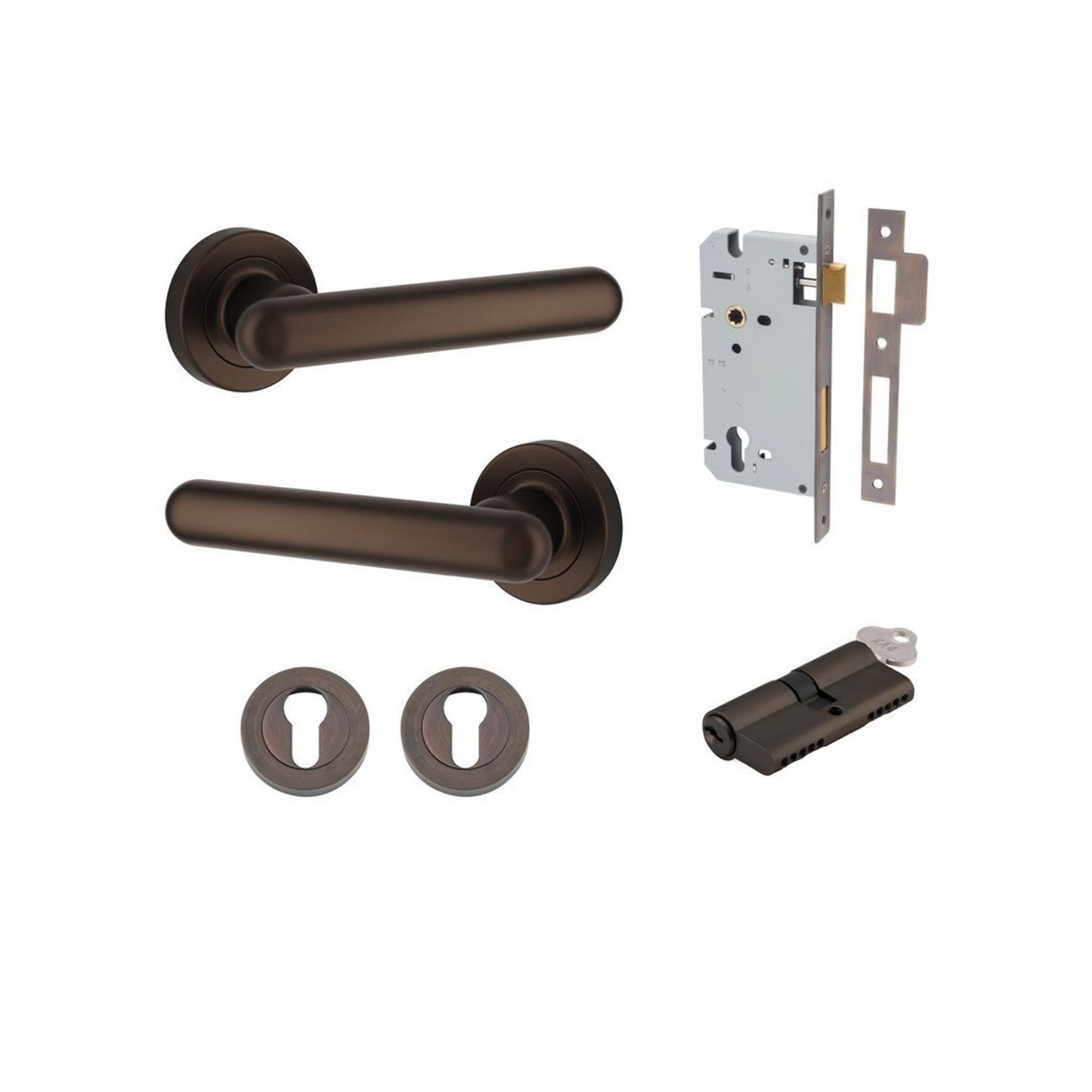 Puerto Lever - Round Rose | Signature Brass