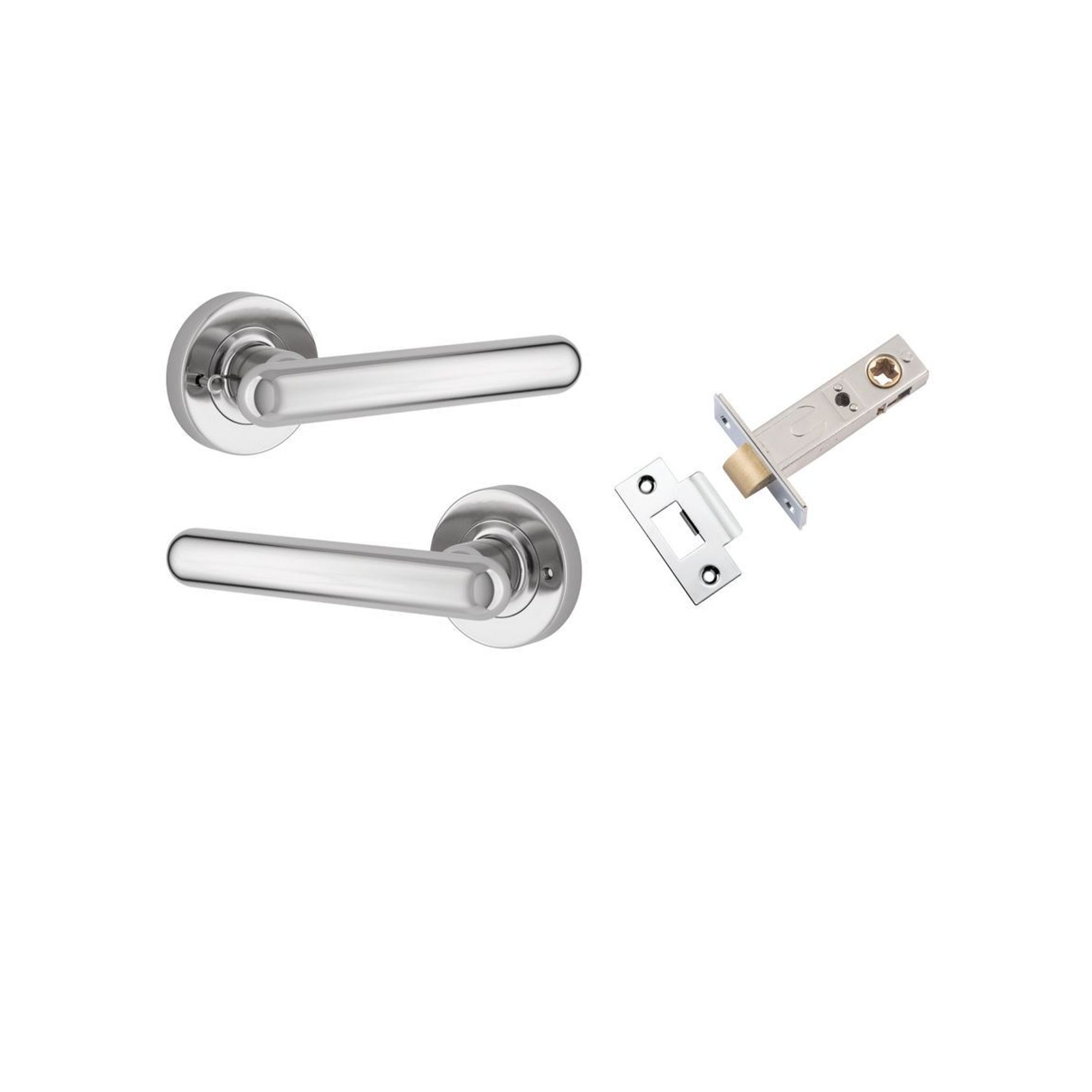 Puerto Lever - Round Rose | Polished Chrome