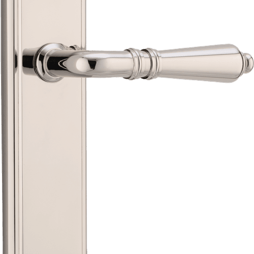 Sarlat Lever - Stepped Backplate | Polished Nickel