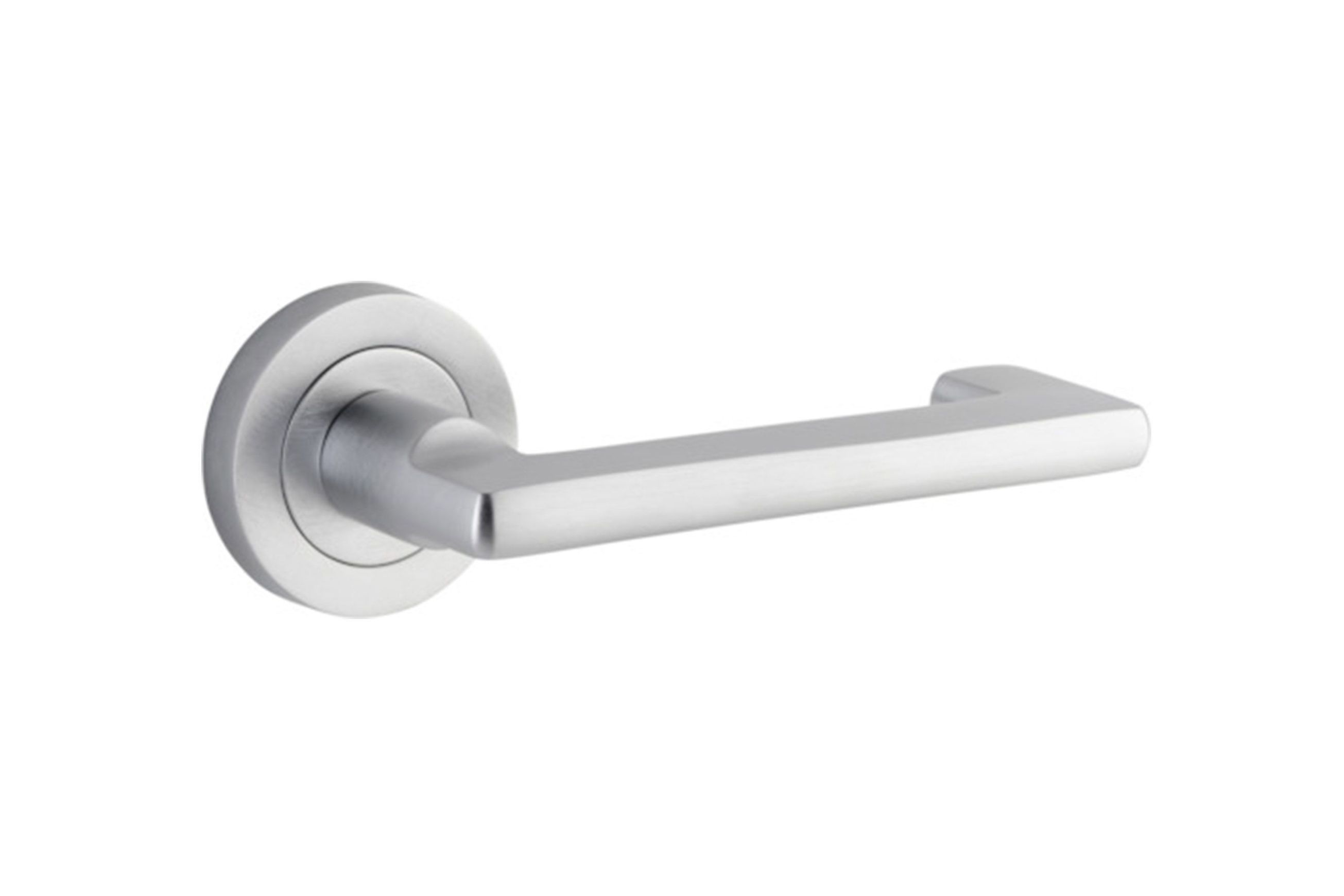 Baltimore Return Door Lever Round Rose