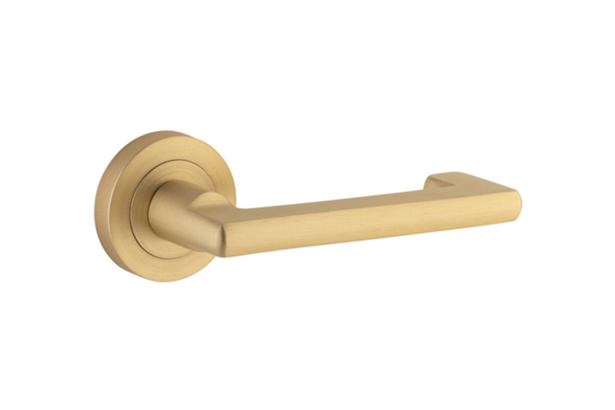 Baltimore Return Door Lever Round Rose
