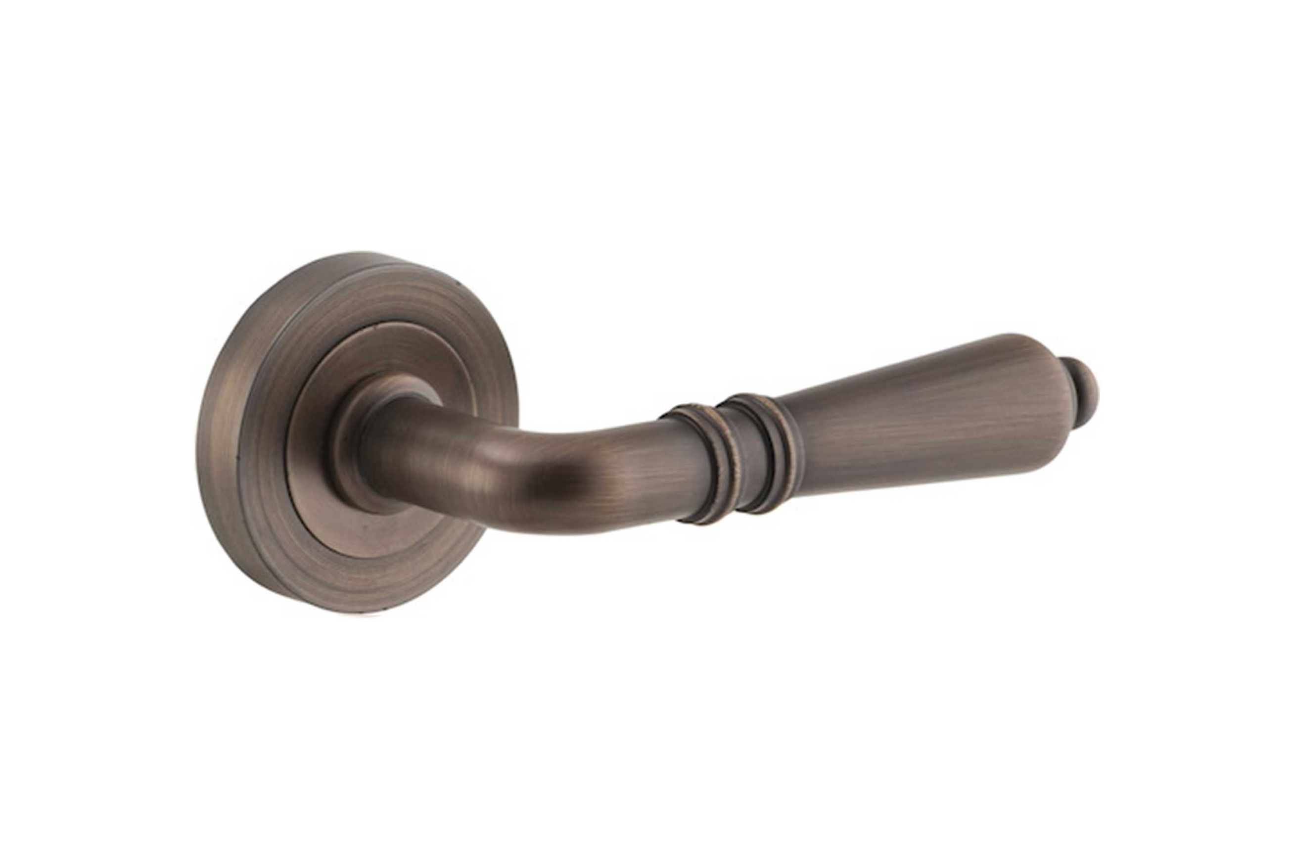 Sarlat Door Lever Round Rose