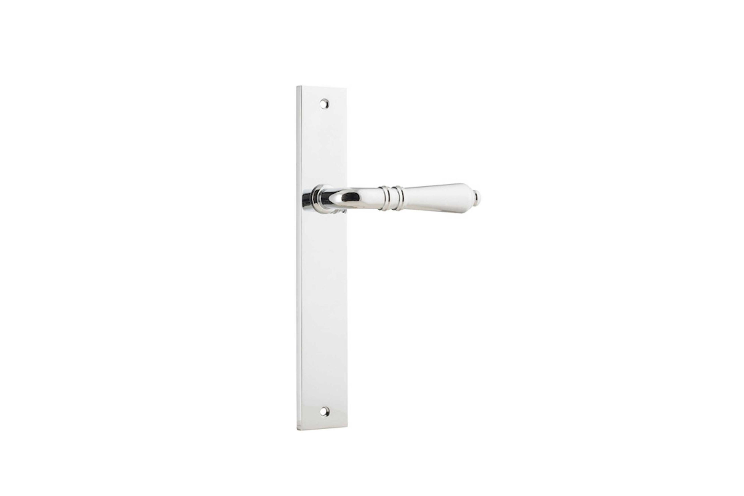 Sarlat Door Lever Rectangular Backplate