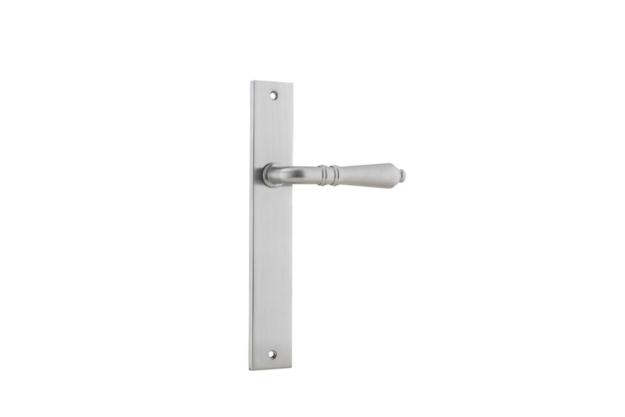 Sarlat Door Lever Rectangular Backplate