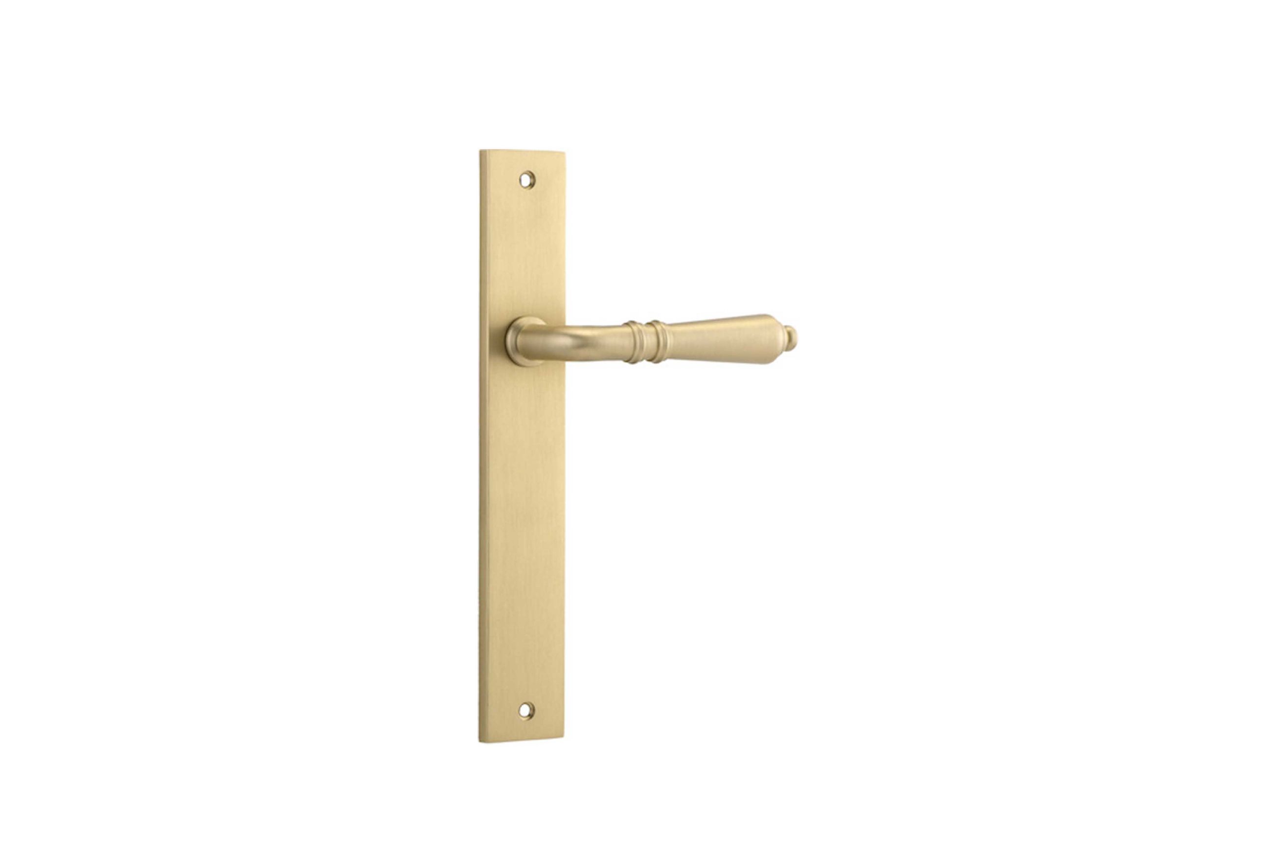 Sarlat Door Lever Rectangular Backplate