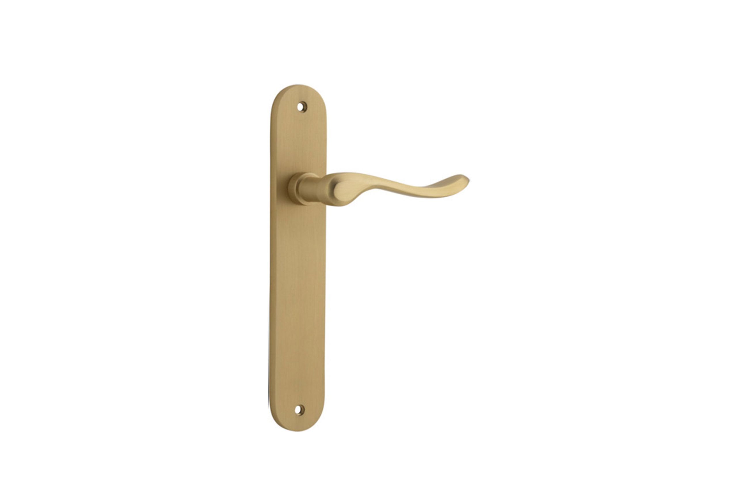 Stirling Door Lever Oval Backplate