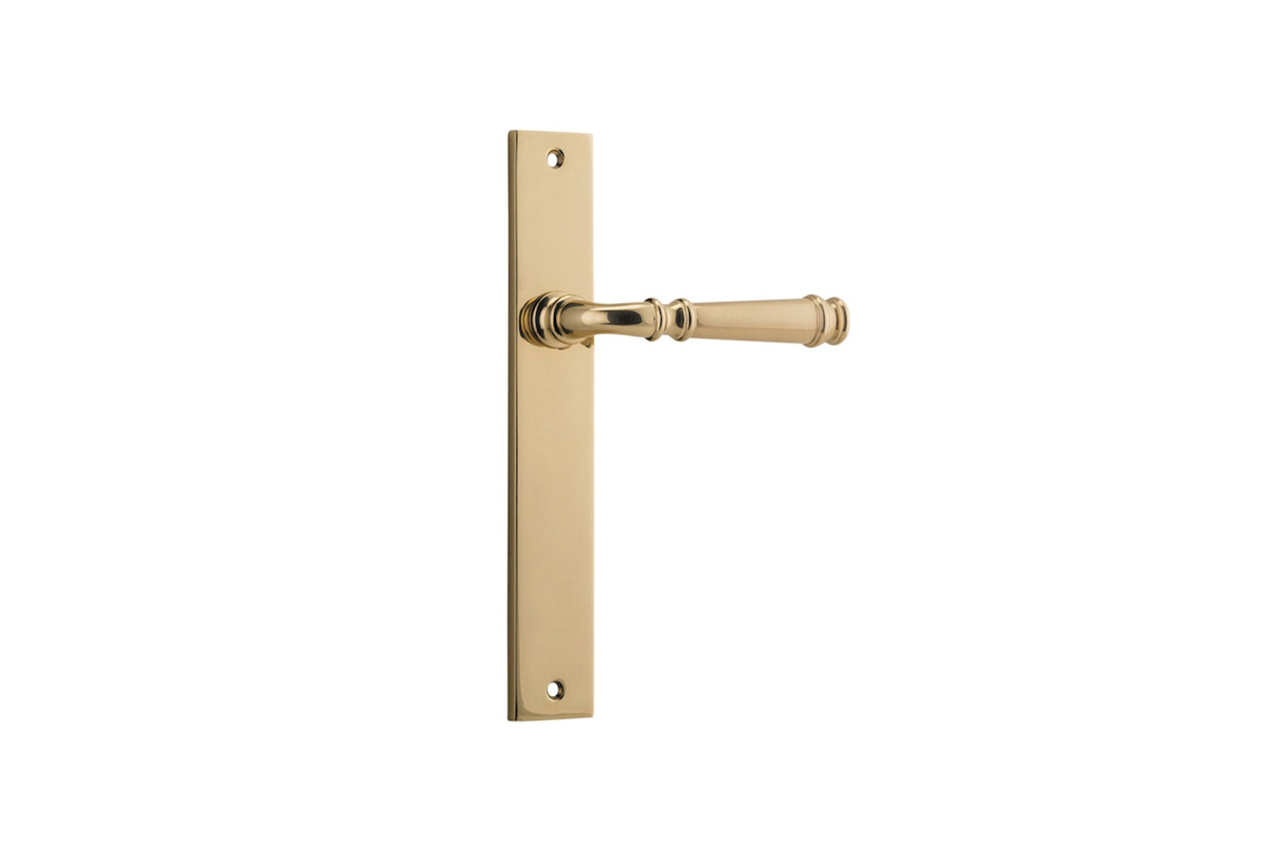 Verona Door Lever Rectangular Backplate