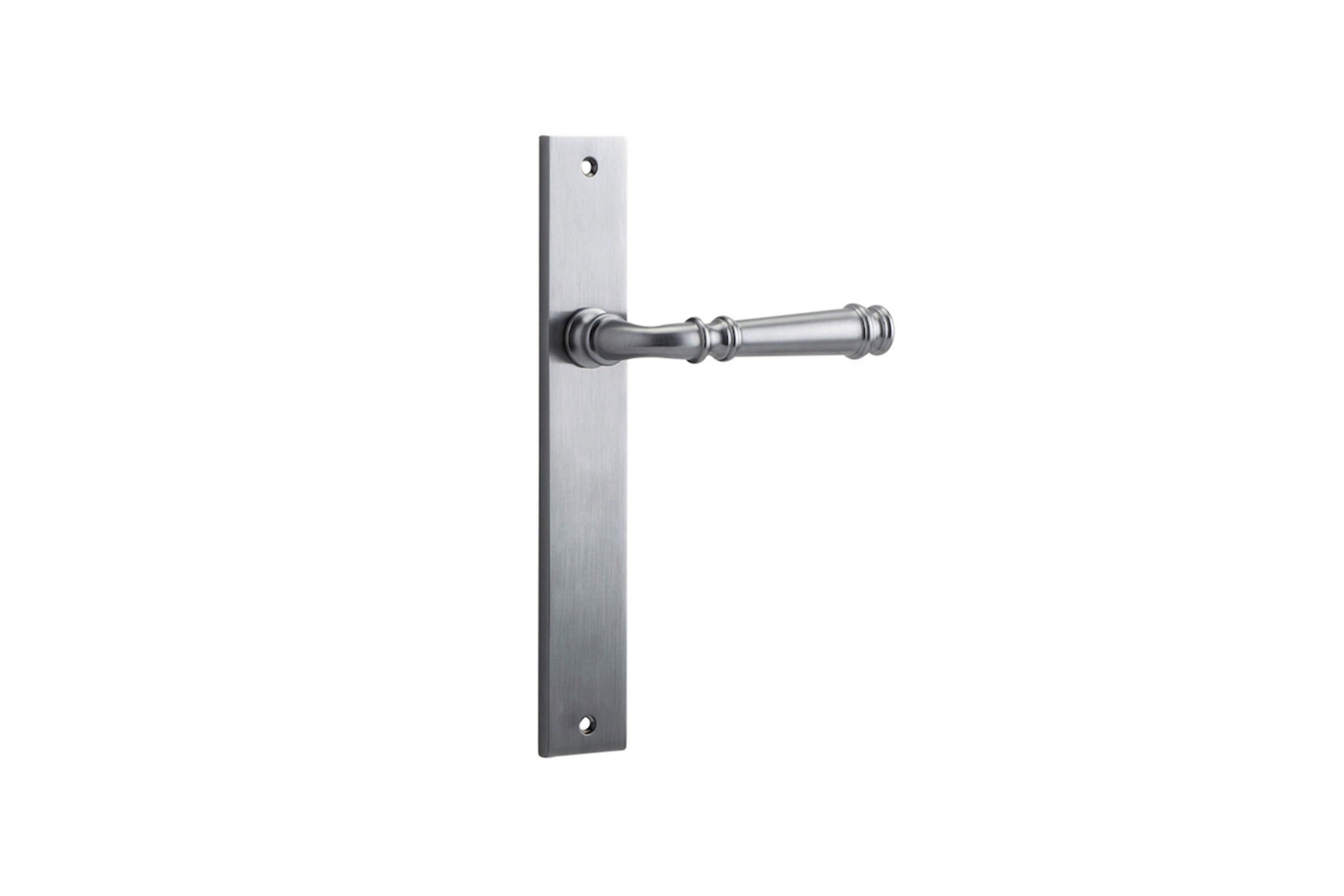 Verona Door Lever Rectangular Backplate
