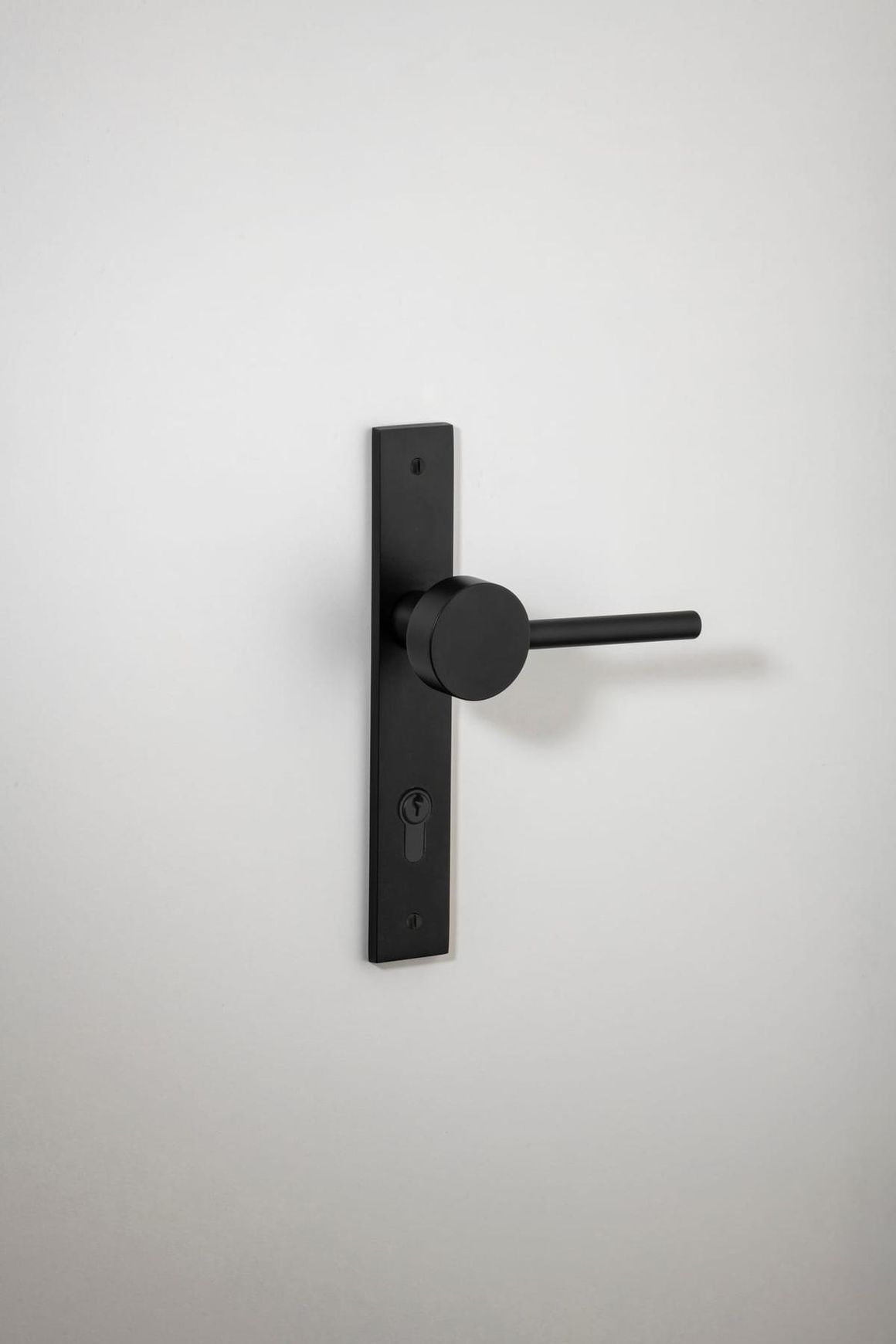 Geppetto Door Lever - Rectangular Backplate
