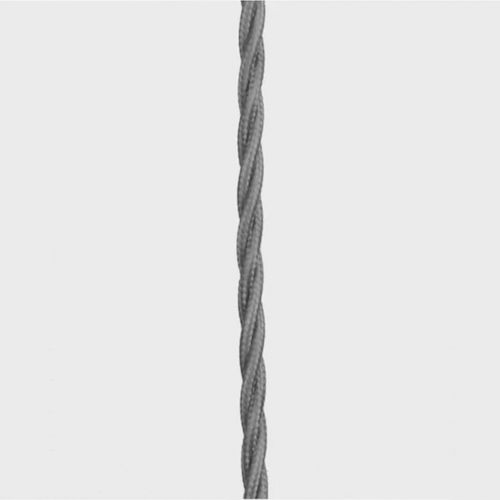 Twisted Fabric Cable Grey