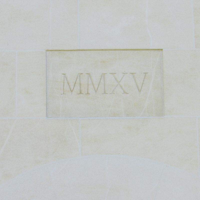 Limestone Engraved Name & Date Stones