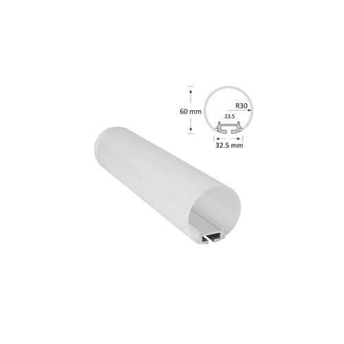 Small Tubular Diffuser Pendant Extrusion