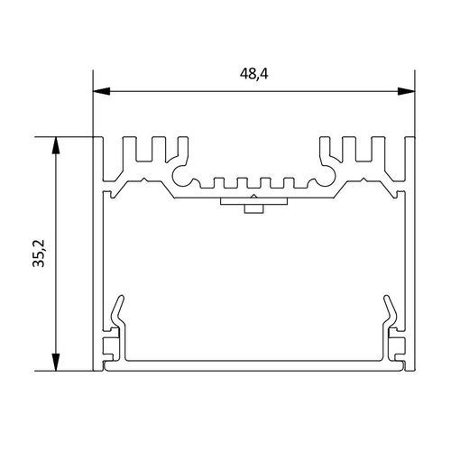 Flat Freddie 35 Linear LED Light