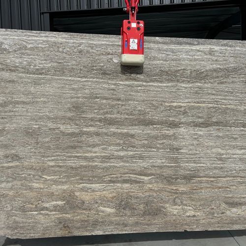 Silver Travertine Vein Cut | Stone Slabs