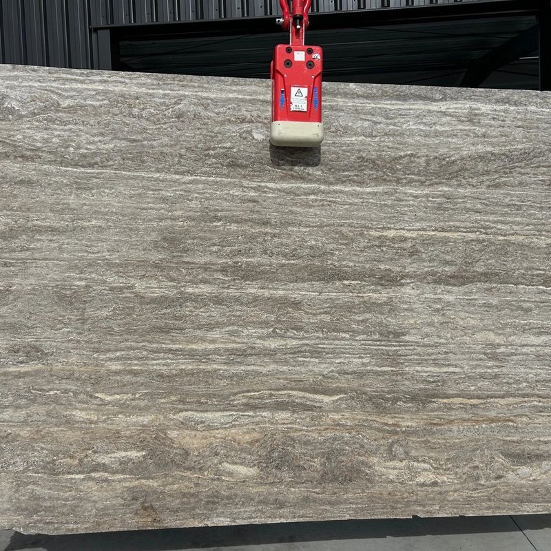 Silver Travertine Vein Cut | Stone Slabs