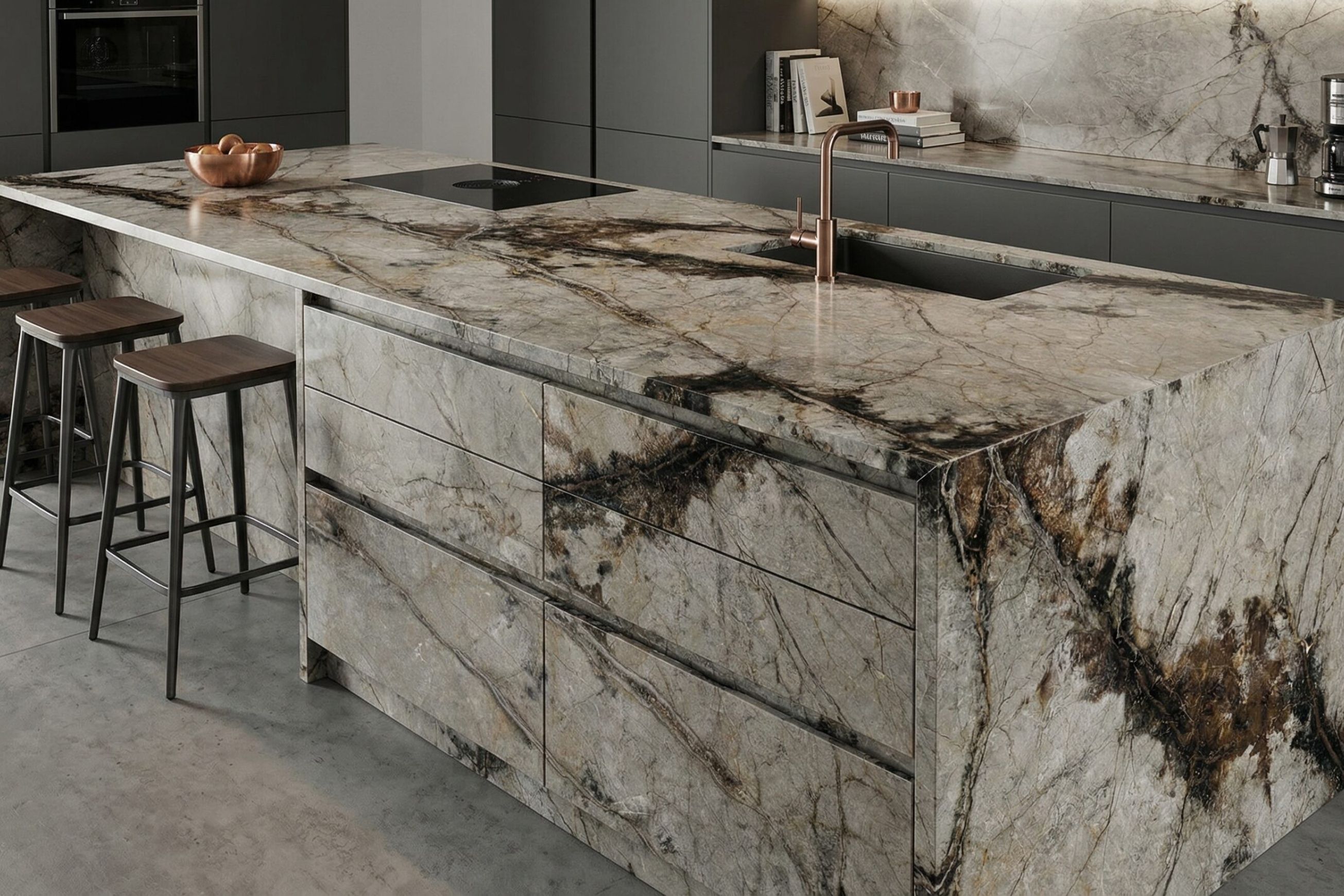 Tectonic Grey Marble | Natural Stone