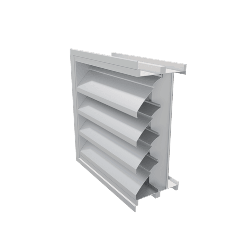 OHL-100WT 100mm Two Stage Weather Trap Louver