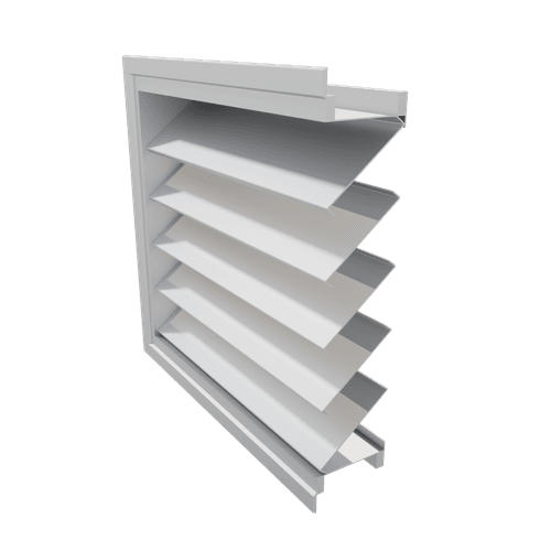 OHL-124 76mm Panel Weather Louver