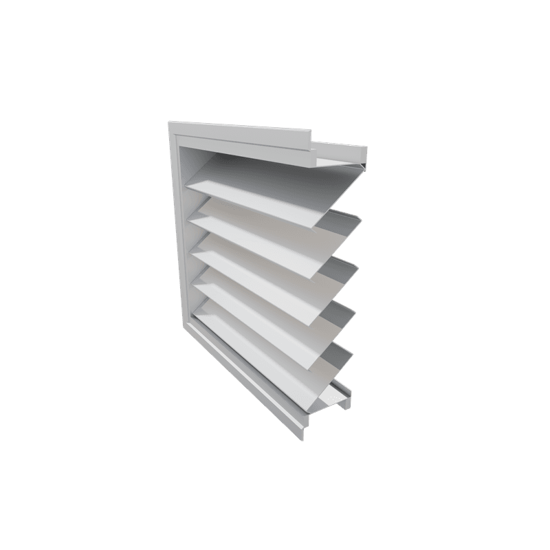 OHL-124 76mm Panel Weather Louver