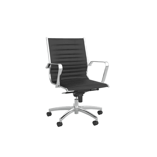 Euro Boardroom Table 3600 with Metro Midback Chair