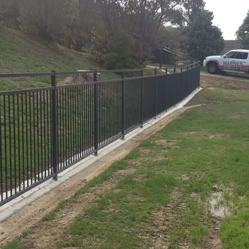 Edinburgh - Tubular School Fence