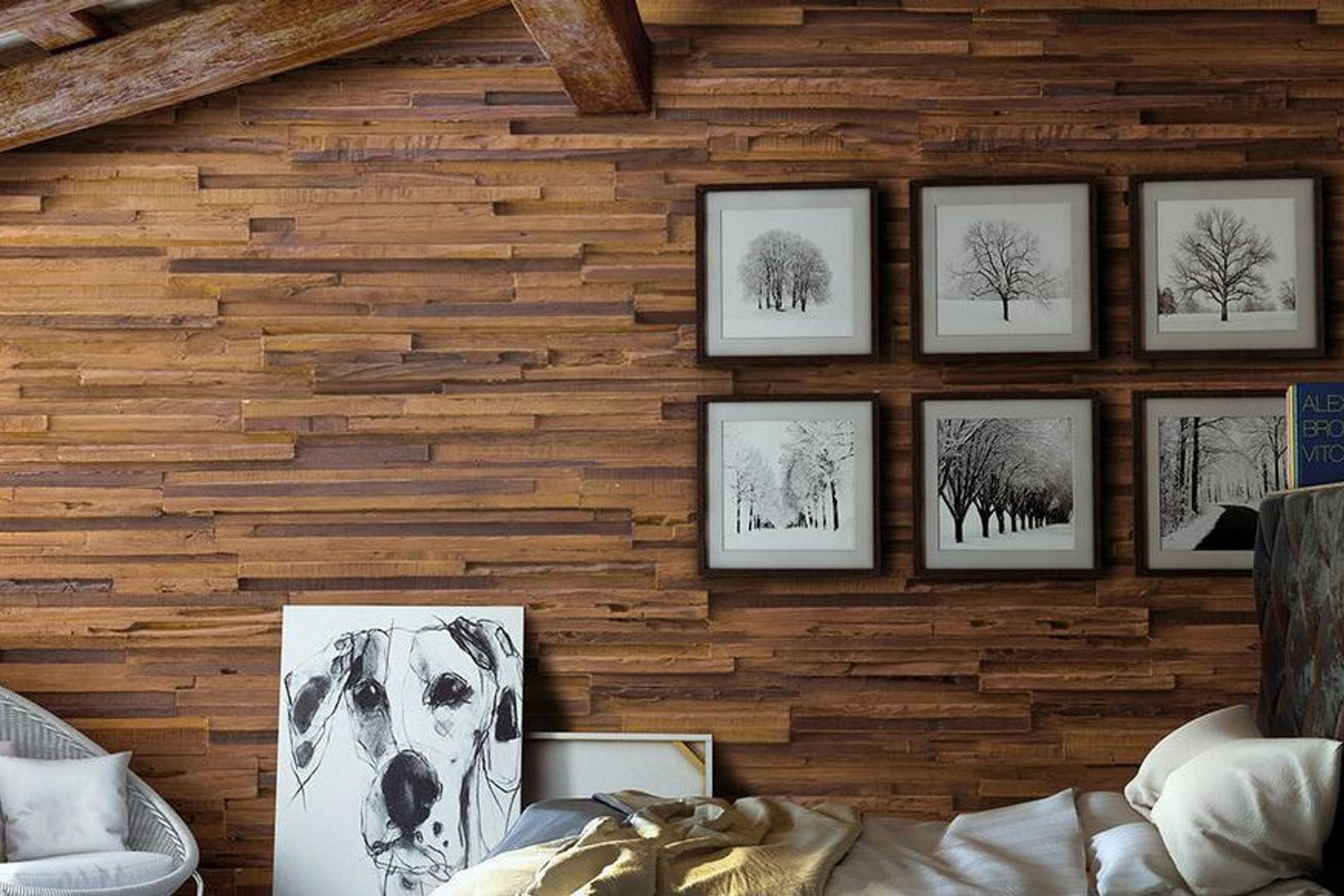 Wedgewood Wood Wall Panel by Muros | Hazelnut Timber