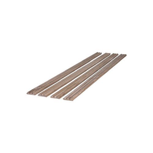 WOODFLEX Outdoor & Indoor Solid Hard Wood Slat Wall & Ceiling Cladding - Oak - 2700mm x 560mm
