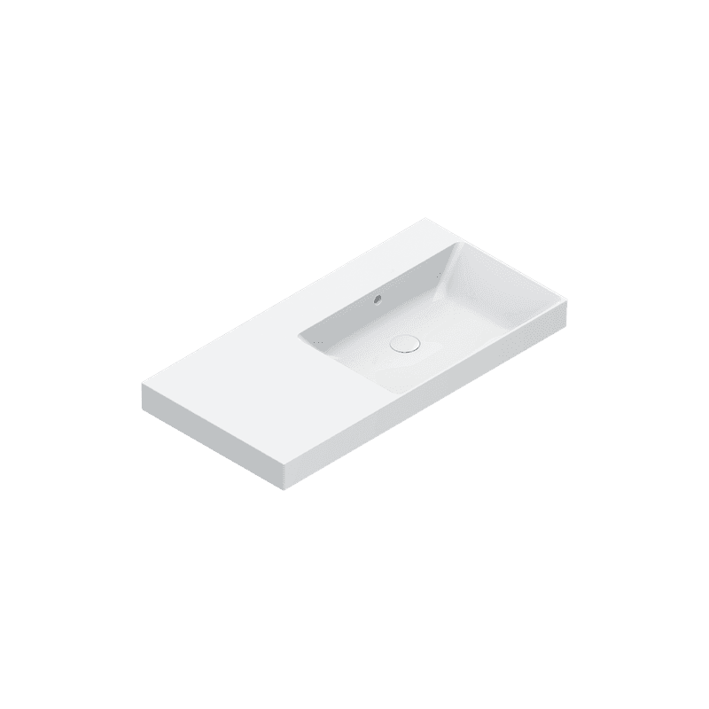 Zero 100 Right Basin No Taphole Gloss White
