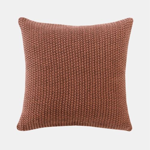 Milford Moss Stitch 45x45cm Cushion - Muted Clay