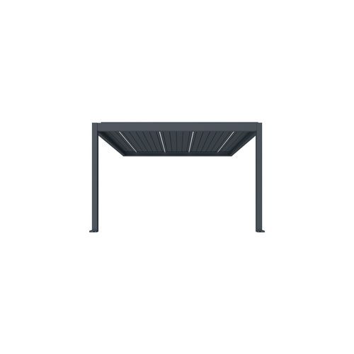 Caribbean Motorised Wall Mounted Louvre Roof Aluminium Pergola