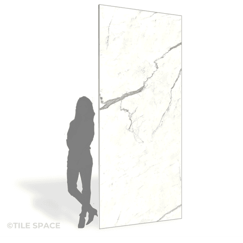 Statuario Supremo Satin Marble Tile