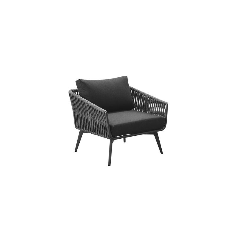 Kereru Aluminium and Rope Outdoor Armchair