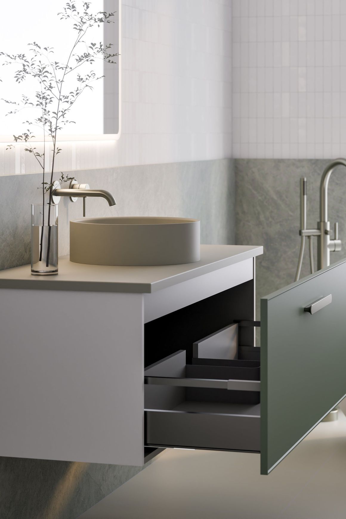 Lineare 1200 Axel Single Drawer Vanity