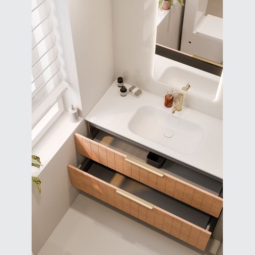 Lineare 1200 Coastal Double Drawer Vanity