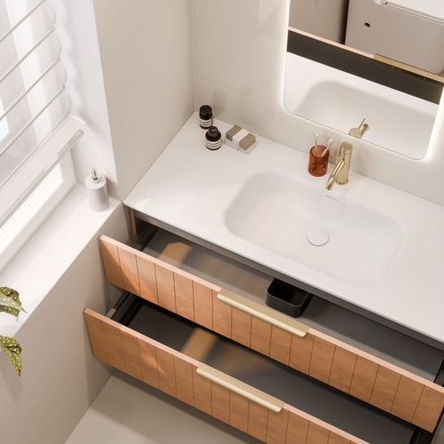Lineare 1200 Coastal Double Drawer Vanity