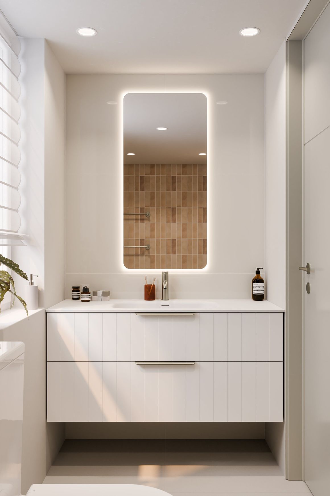 Lineare 1200 Coastal Double Drawer Vanity