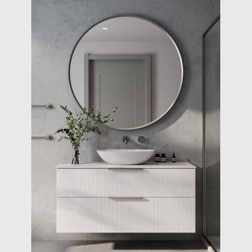 Lineare 1200 Pillar Double Drawer Vanity