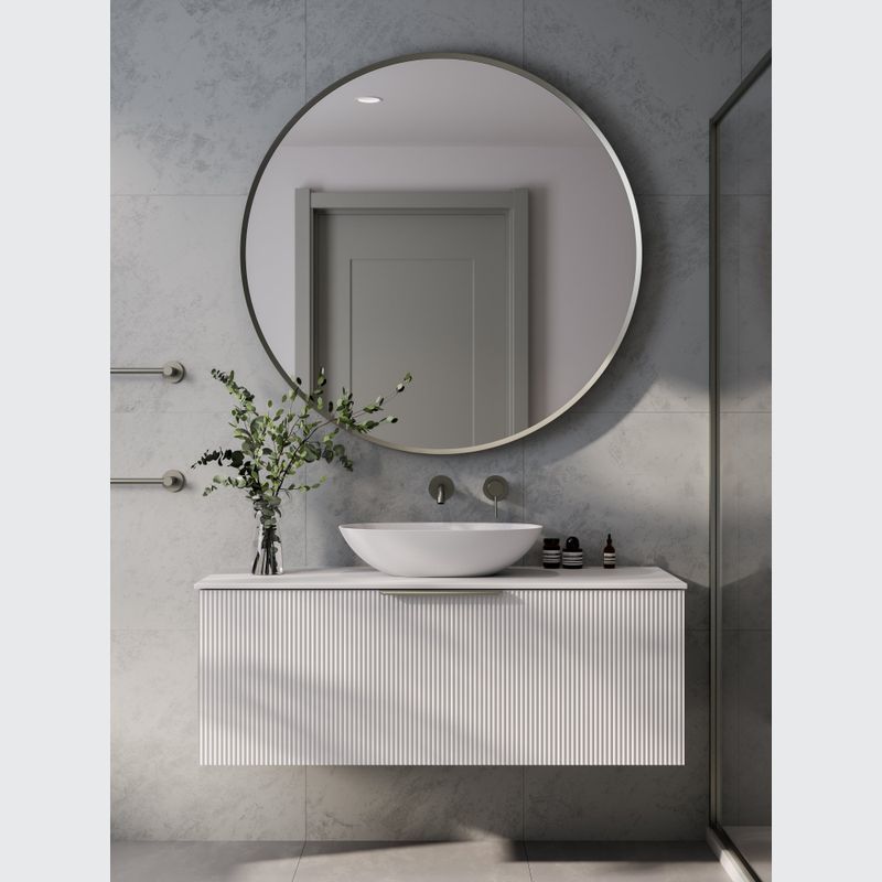 Lineare 1200 Pillar Single Drawer Vanity