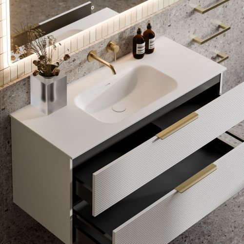 Lineare 1200 Orchard Double  Drawer Vanity