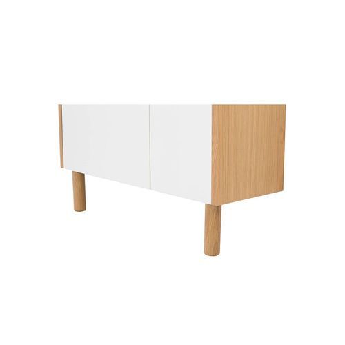 BARTON Study Desk 71cm - Blue & Natural