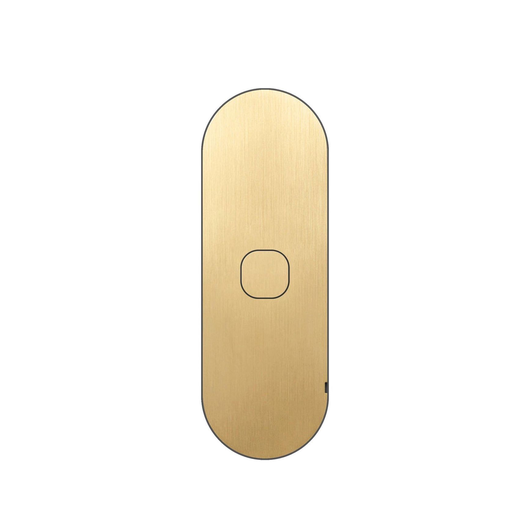 13 Carbon 1 Gang Switch Grid Faceplate
