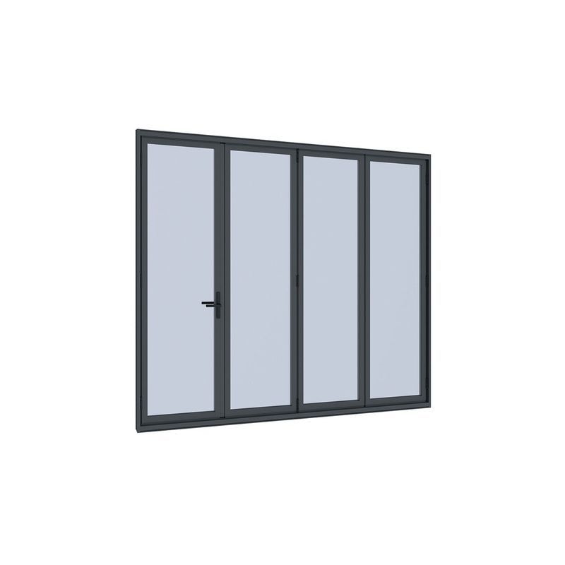 Bifold Glass Door For Pacific Freestanding Pergola