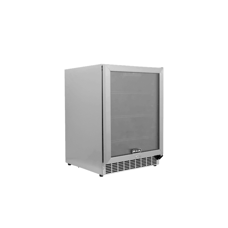 Bull 150L Outdoor Under Counter Glass Door Fridge