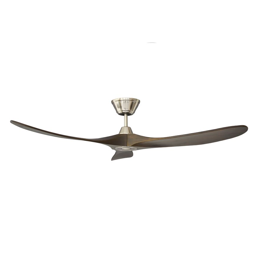 Milano SLIDER Ceiling Fan Junior Brushed Steel