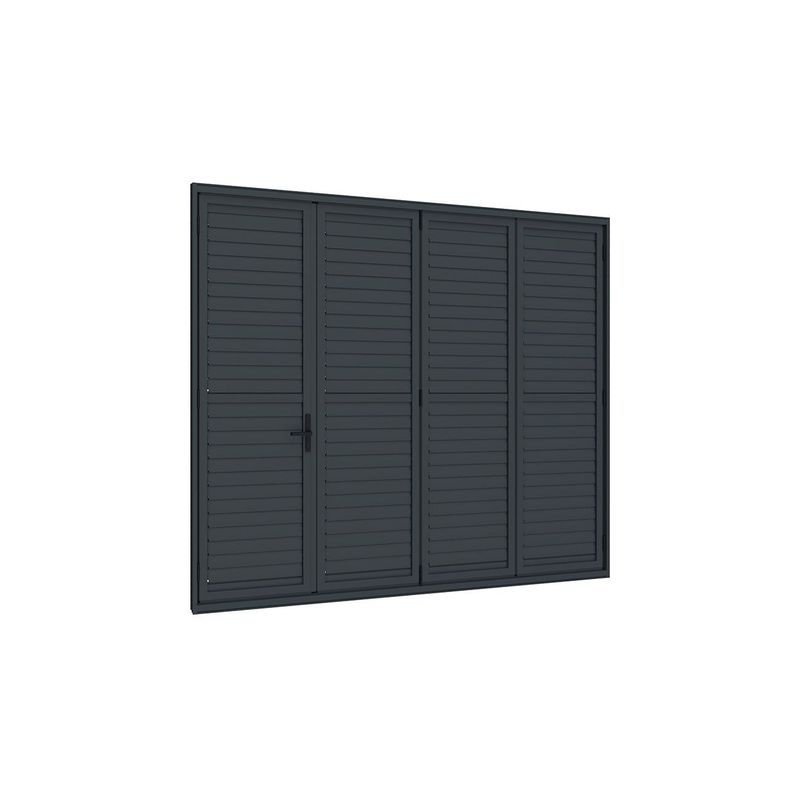 Bifold Shutter Wall For Pacific Wall Mounted Pergola