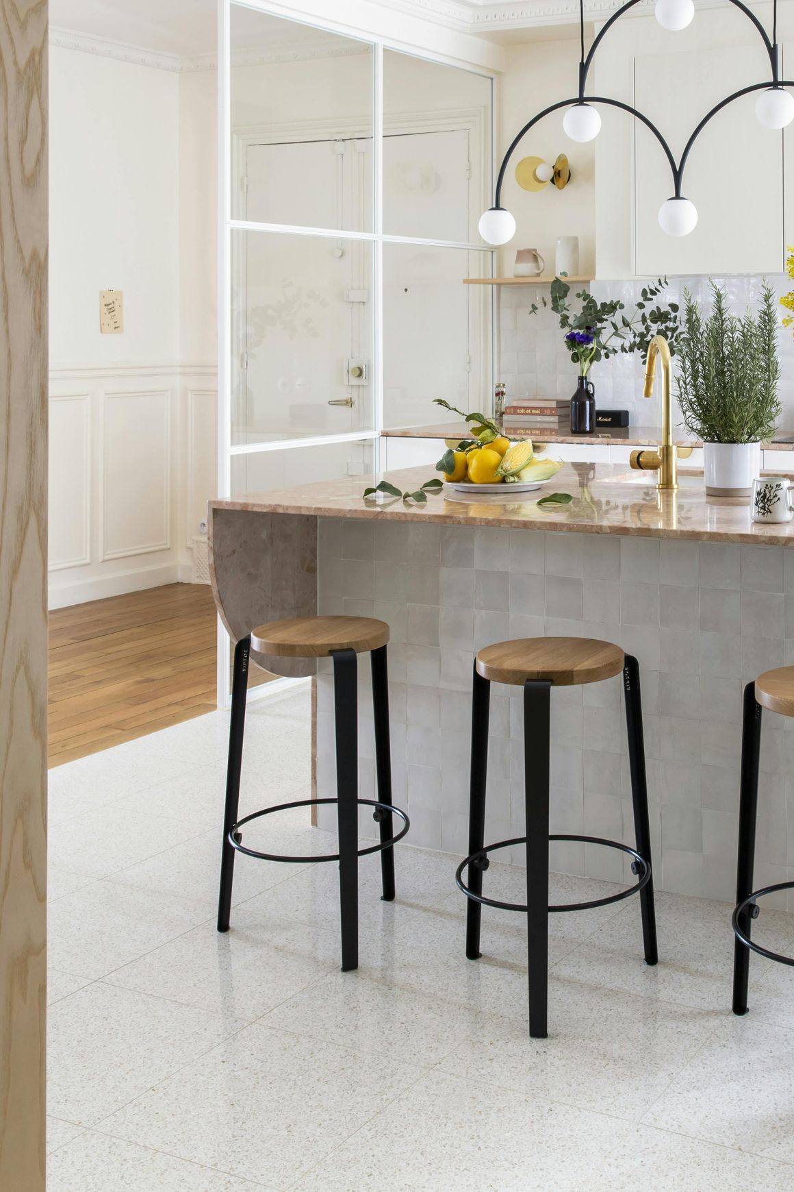 Tiptoe Lou Counter Stool 65cm - Oak