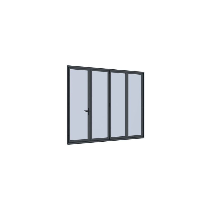 Bifold Glass Door For Caribbean Freestanding Pergola